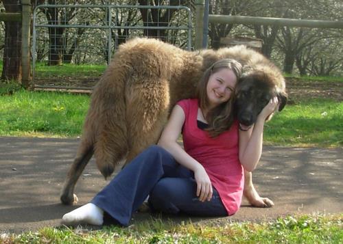 Image of Anatolian Shepherd Kara cuddling Welcome and come back again!